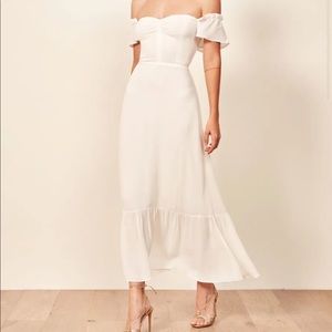 Butterfly Dress from Reformation, color Ivory
Original price: $278
